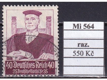 Deutsches Reich Mi 564 razítkované