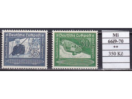 Deutsches Reich Mi 669-70 svěží