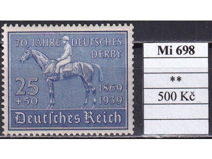 Deutsches Reich Mi 698 svěží