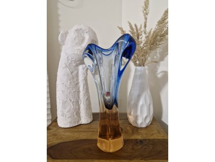 Luxusní váza z hutního skla - Josef Hospodka