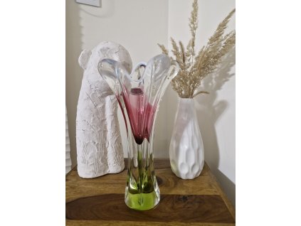 Luxusní váza z hutního skla - Josef Hospodka