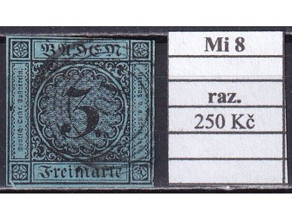 Baden Mi 8 razítkované