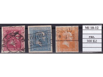 Preussen Mi 10-12 razítkované