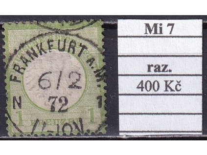 Deutsches Reich Mi 7 razítkované