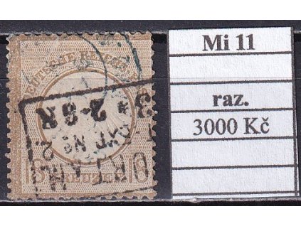 Deutsches Reich Mi 11 razítkované