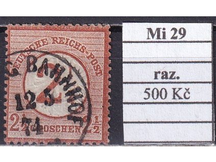 Deutsches Reich Mi 29 razítkované