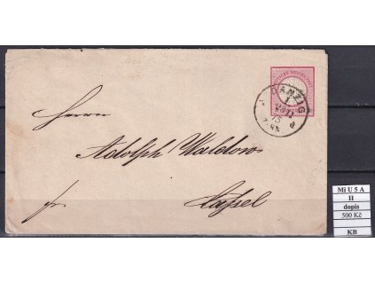 Deutsches Reich Mi U 5 A II 1875 celina Befund