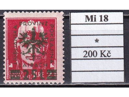 Laibach Mi 18 po nálepce