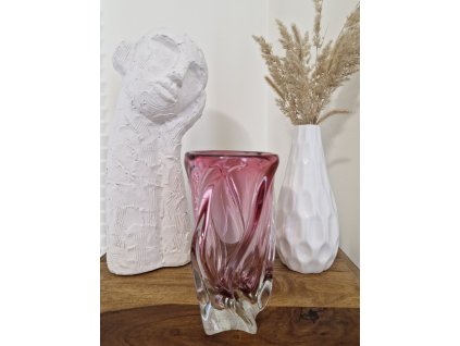 Elegantní váza z hutního skla - Josef Hospodka