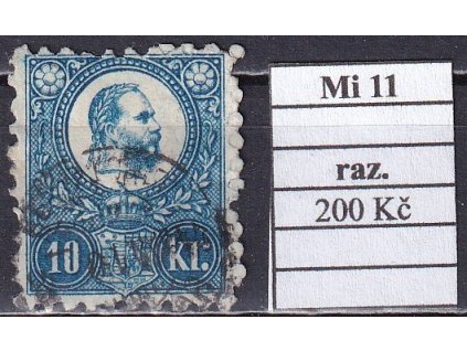 Maďarsko Mi 11 razítkované