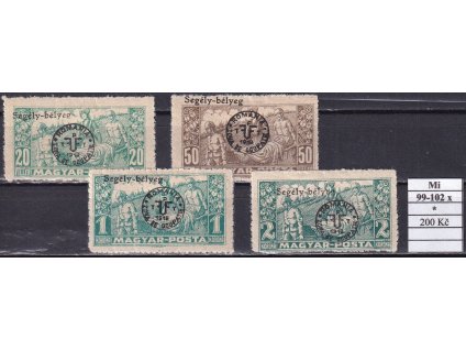 Debreczen Mi 99-102 x po nálepce
