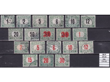 Maďarsko Mi P 25-44 razítkované