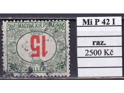 Maďarsko Mi P 42 I razítkované