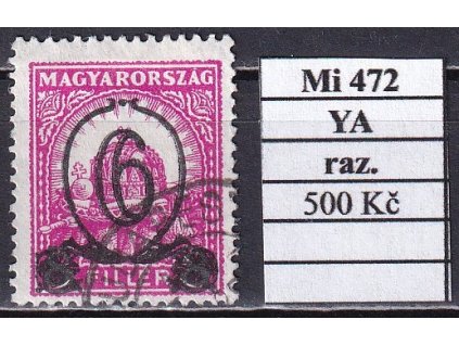 Maďarsko Mi 472 XA razítkované
