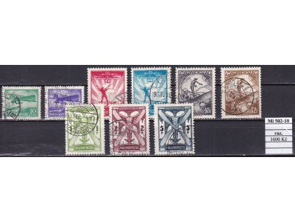 Maďarsko Mi 502-10 razítkované