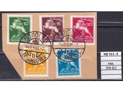 Maďarsko Mi 511-5 razítkované
