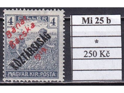 Banát Mi 25 b po nálepce