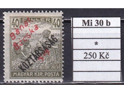 Banát Mi 30 b po nálepce