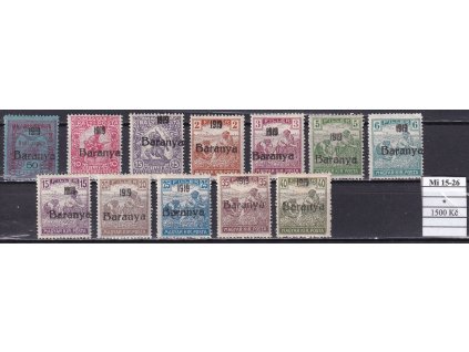 Baranya Mi 15-26 po nálepce