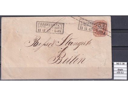 Preussen Mi U 38 razítkované