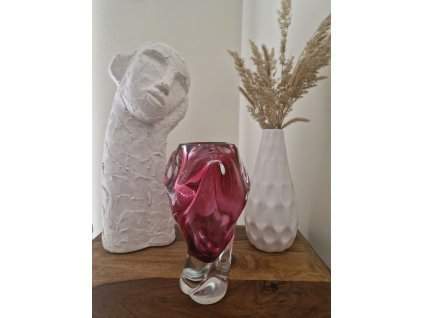 Nádherná váza z hutního skla - Josef Hospodka