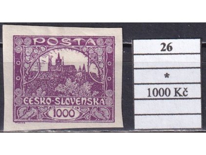ČSR I 26 po nálepce