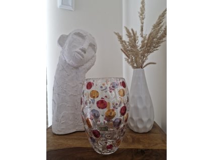Krásná váza z foukaného skla - kolekce NEMO