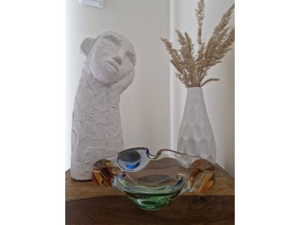 Krásná mísa z hutního skla, kolekce RHAPSODY - F. Zemek