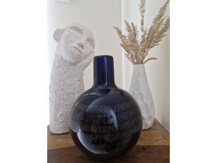 Kobaltová váza se zataveninou - František Vízner