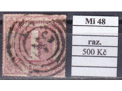 Thurn und Taxis Mi 48 razítkované