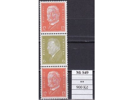 Deutsches Reich Mi S 49 svěží