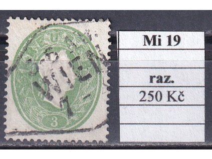 Rakousko Mi 19 razítkované