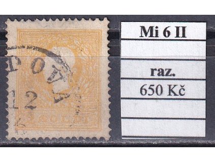 Lombardsko Mi 6 II razítkované