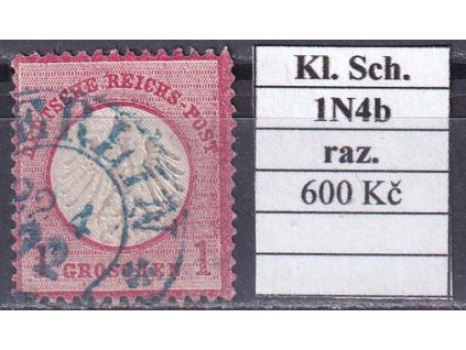Hufeisenstempel 1N4b kl. Schild razítkované