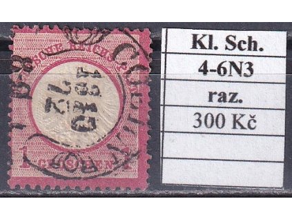 Hufeisenstempel 4-6N3 kl. Schild razítkované
