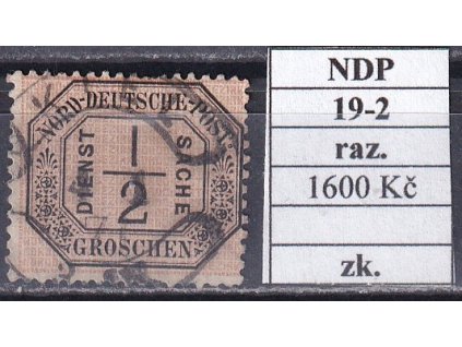 Hufeisenstempel 19-2 NDP razítkované