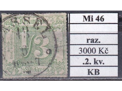 Thurn und Taxis Mi 46 razítkované KB 2. kvalita