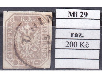 Rakousko Mi 29 razítkované