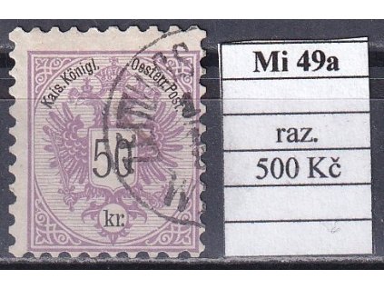 Rakousko Mi 49 a razítkované