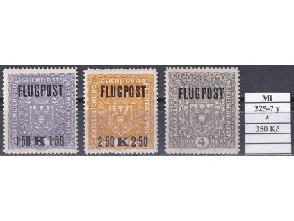 Rakousko Mi 225-7 y po nálepce
