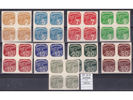ČSR I NV 14-22 čtyřbloky svěží