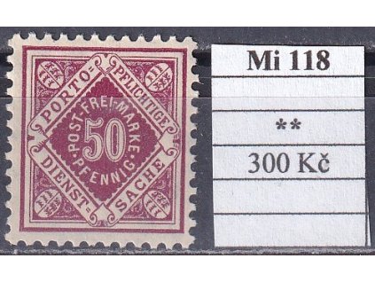 Wurttemberg Mi 118 svěží