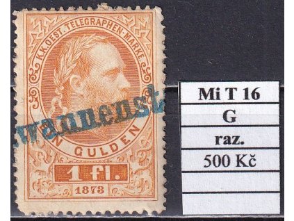 Rakousko Mi T 16 G razítkované