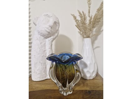 Krásná váza z hutního skla - Josef Hospodka