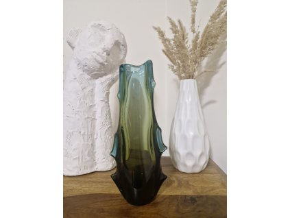 Jedinečná váza z hutního skla - Miloslav Klinger