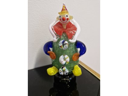 Parádní skleněný klaun - Glassstar Nenačovice