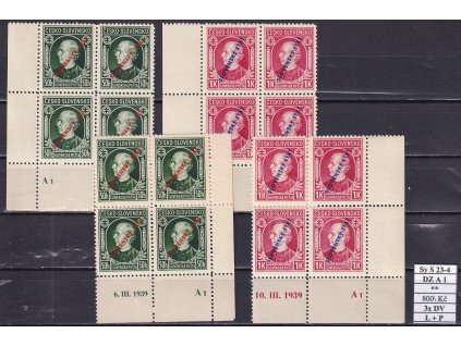 Slovenský štát Sy 23-4 DZ A1 L + P svěží