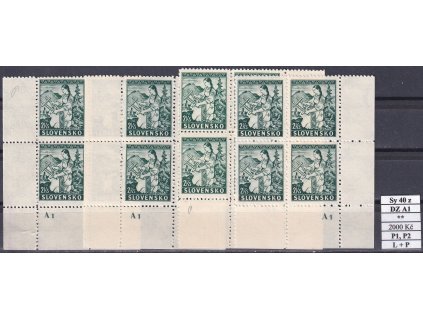 Slovenský štát Sy 40 z DZ A1 L + P P1,P2 svěźí