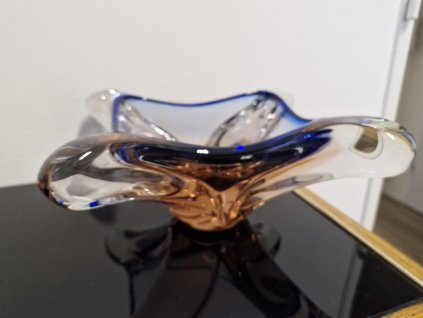 Luxusní mísa z hutního skla - Josef Hospodka