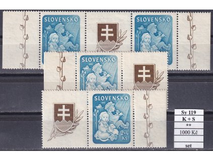 Slovenský štát Sy 119 K + S svěží